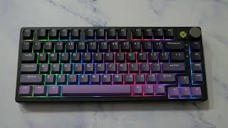 Epomaker HE75 Mag Soundtest - Gateron KS-20 Magnetic White Switches