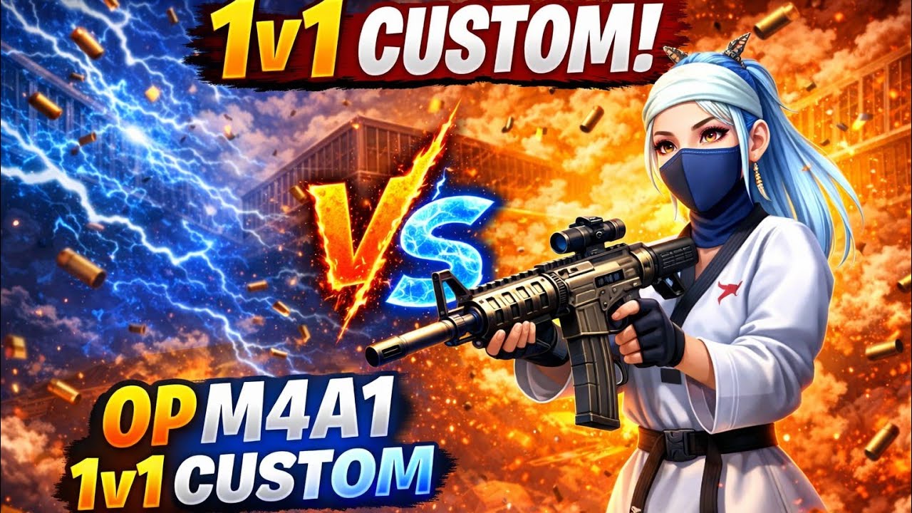 1v1 custoom chalange 😯😯