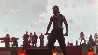 Burnaboy performs wakanda theme song “Alone” for the first time in lagos