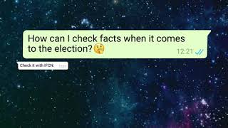 FactChat Tutorial for US Elections 2020: The Power is in Your Hands screenshot 3