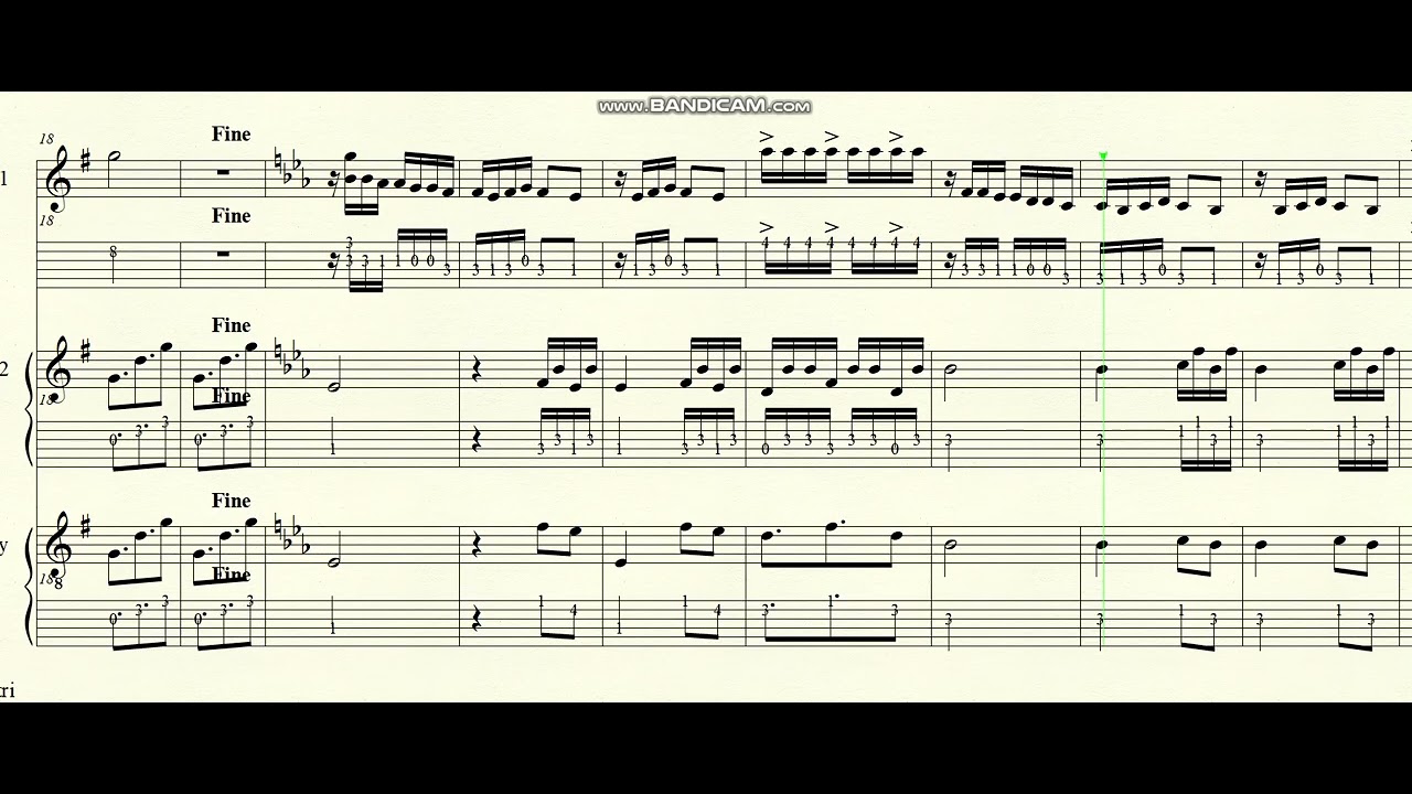 Rumba, arr. 4 chitarre