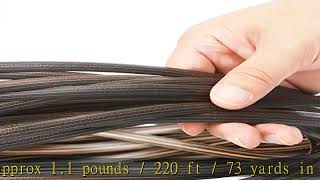 220 ft Wicker Repair Kit Wicker Supplies Rattan for Patio Chair Repair Flat Wicker Furniture Sofa T