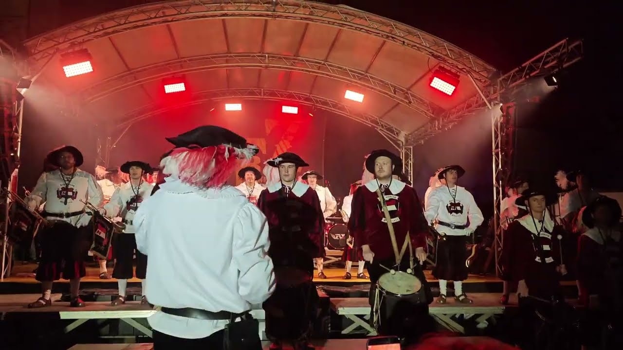 Fanfarenzug Oberzell beim 50 Jahre Jubiläum FZ Brochenzell 