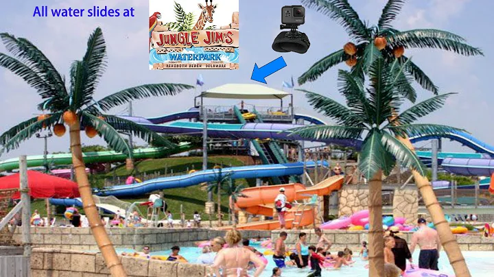 All water slides at Jungle Jim's Waterpark Rehoboth Beach, Delaware!