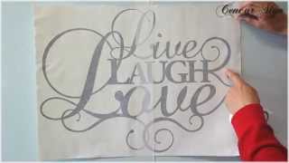 Easiest, Quickest way to apply the sticker 2min. Vinyl wall  sticker fitting instruction.