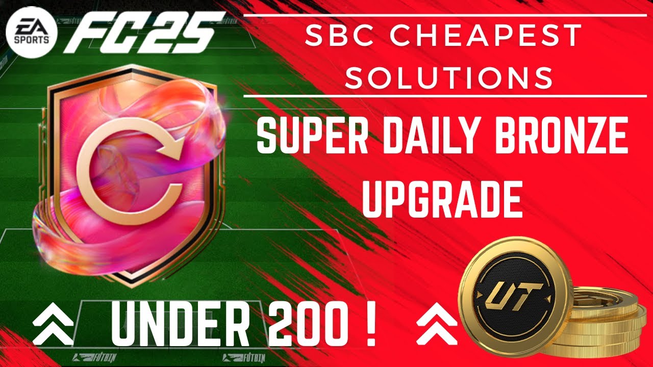 FASTEST & CHEAPEST Way to Complete Super Daily Bronze Upgrade SBC in FC 25! 💸⚡ (Easy Method!)