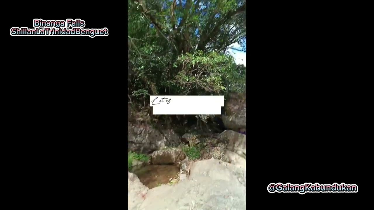 Binanga Falls La Trinidad Benguet Benguet Falls