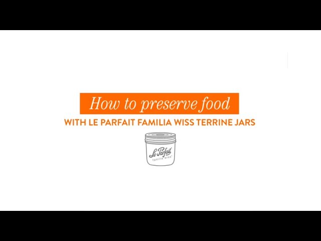 Le Parfait Familia Wiss Terrines - Glass Jars with 2-Piece Lids for Us –  ChouAmi™