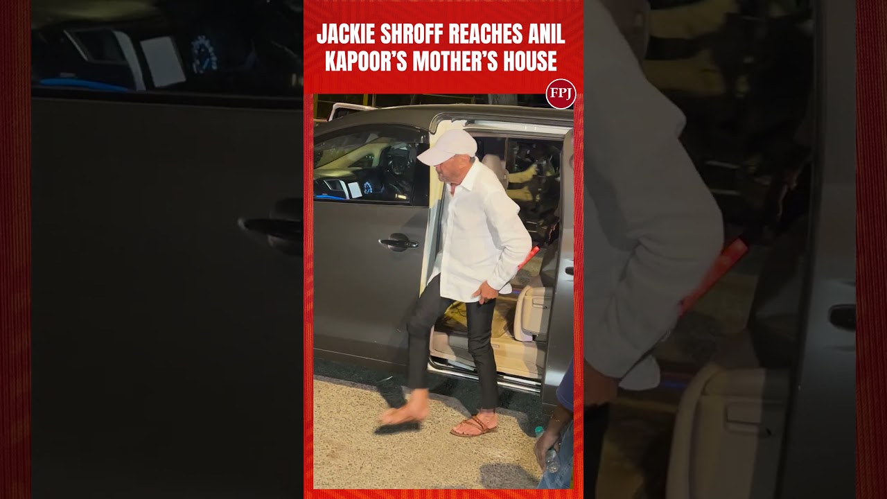 Jackie Shroff pays his last respects to Anil Kapoor’s mother Nirmal Kapoor