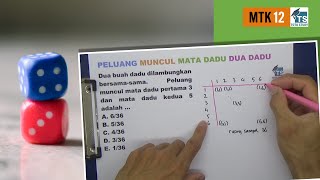 Peluang Muncul Mata Dadu Dua Dadu