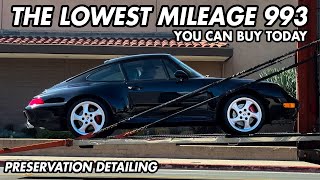 The Lowest Mileage Porsche 993 You Can Buy - 911 Carrera 4S Detailing