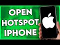 How to Open Hotspot in iPhone (2025)