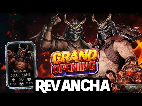 shao kahn mk2 apertura  farmeando EPICAS en la kripta  kaotica mortal kombat mobile