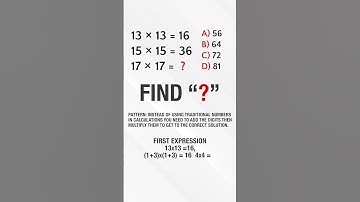 IQ Test:  Can You Calculate the Missing Number?