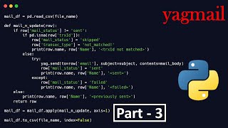 yagmail send mail || Bkash payment confirmation python (part-3)
