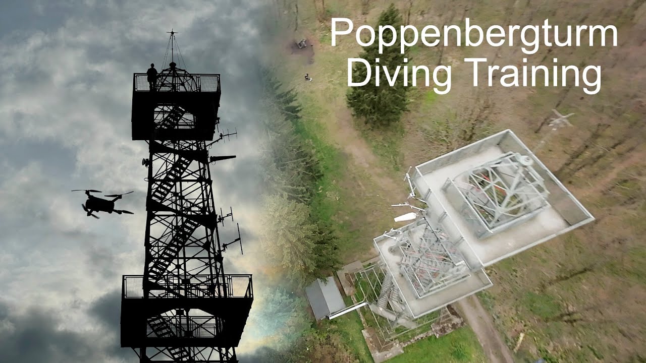 Poppenberg Tower - fpv Diving Practice - YouTube
