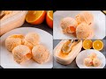 ORANGE ICE CREAM RECIPE | WITHOUT ICE CREAM MACHINE | HOME MADE SUPER SOFT ORANGE ICE CREAM | N'Oven