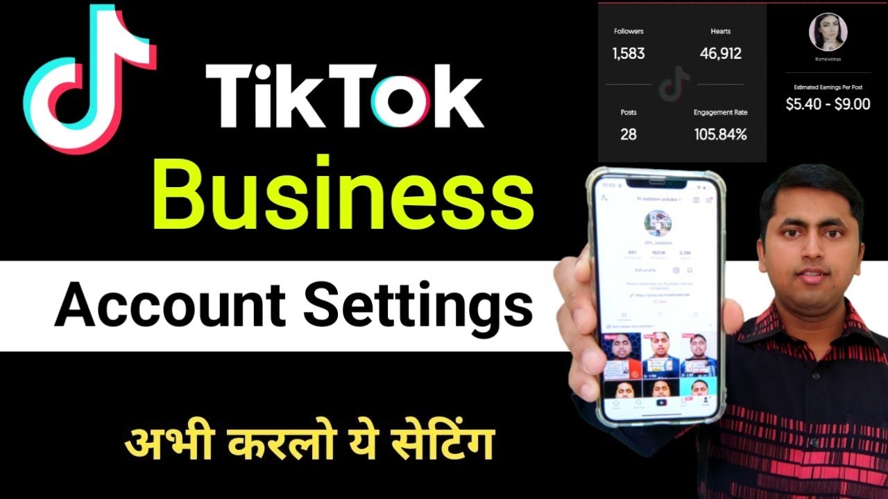 How to Create TikTok Business Account | TikTok Account Settings 2022 ...