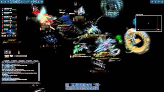 DarkOrbit XET vs EIC || 8 vs 100 Battlefahrt 2014 SMALL VERSION