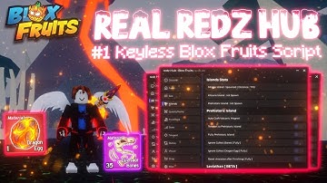 BEST Blox Fruits Script (No Key) - Real Redz Hub 🌋 Auto Prehistoric Island, Fast Auto Farm & More!