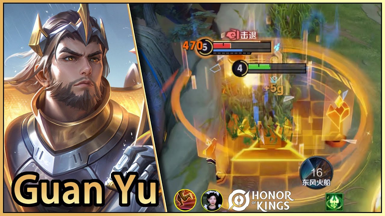 Guan Yu｜The fun of support playstyles.｜A diversão dos estilos de jogo de suporte.｜HOK