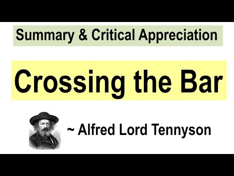 crossing the bar theme