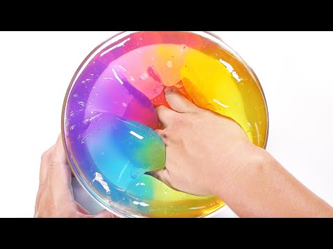 【ASMR】巨大レインボーたぷたぷスライム【slime 音フェチ】