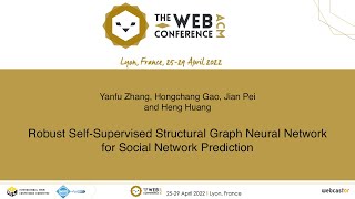 Robust Self-Supervised Structural Graph Neural Network for Social Network Prediction