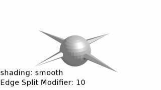 Blender:  Modifier Edge Split