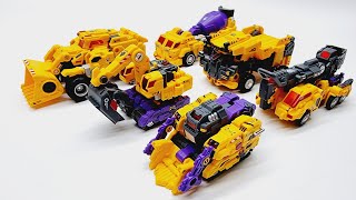 Famous TransFormers G2 Construction Devastator Transformation Master Made SDT-09 Demolisher Net Worth