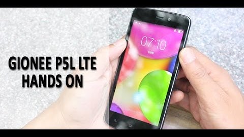 Gionee P5L LTE HANDS ON