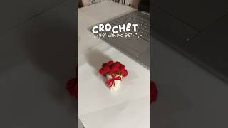 cute crochet rose flower coasters🌹