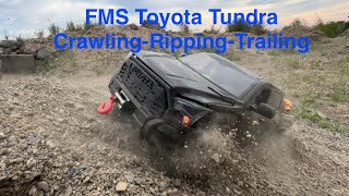 FMS Toyota Tundra Test Run #rc #fms #rccrawler #toyotatrucks #rcadventure