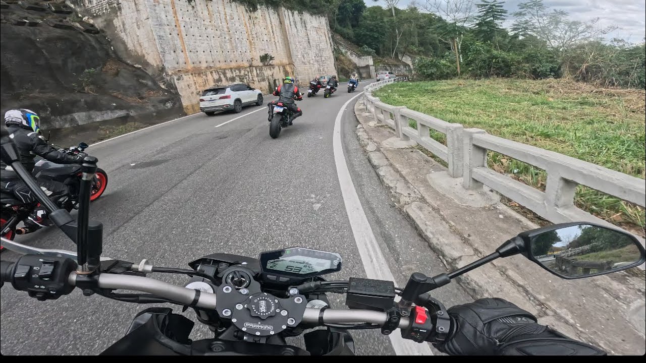 Descendo a serra das araras, 3 mt09, z900, tracer gt e s1000rr.