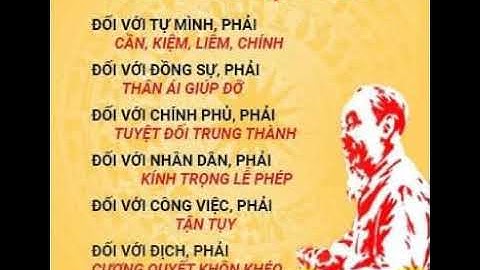 6 Điều Bác Hồ Dạy Công An Nhân Dân