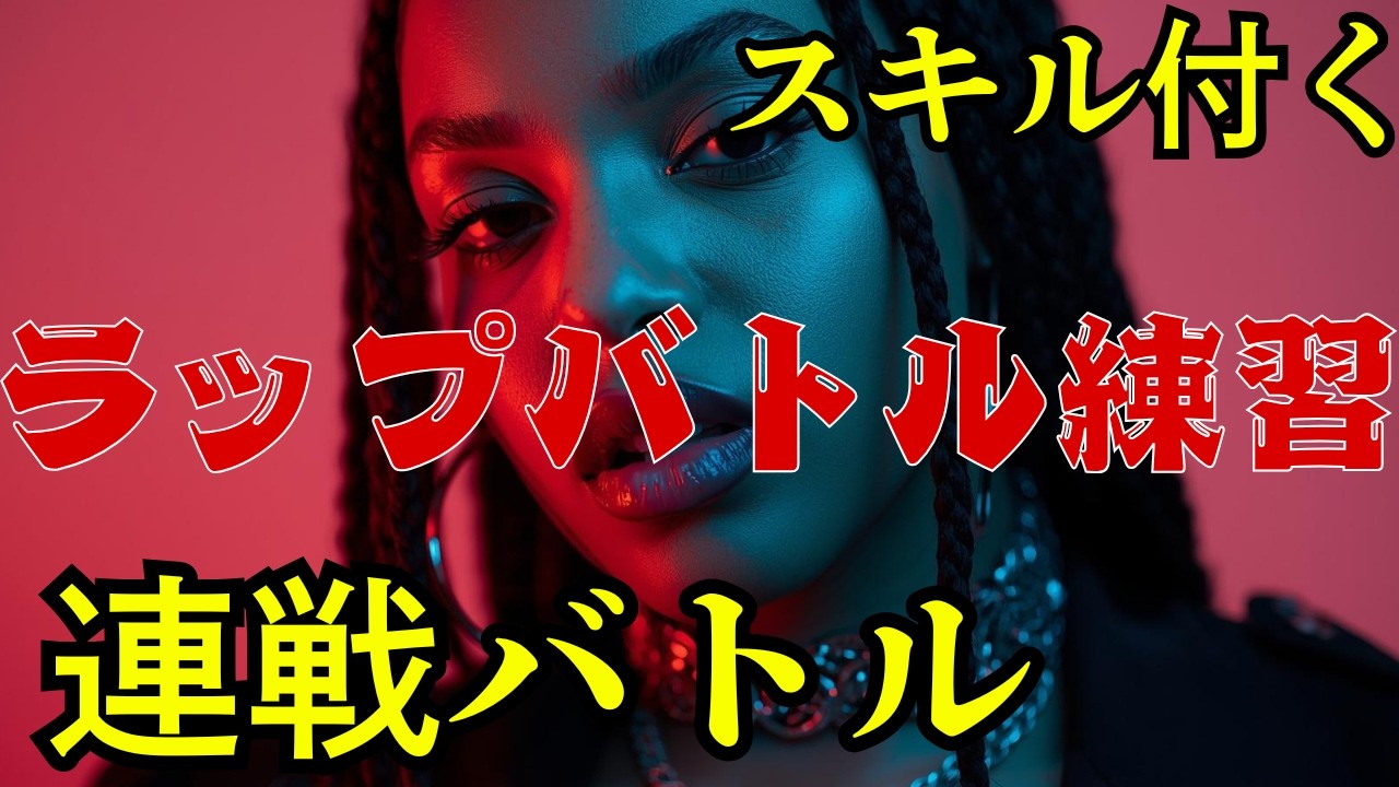 【ラップバトル練習】即興が上手くなる5連戦