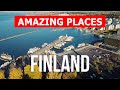 Travel to Finland | Vacation, nature, overview, tourism, landscapes, views, tours | Drone 4k video