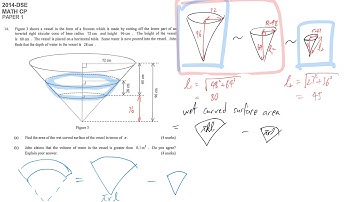 DSE maths core 2014 paper1 #14 area and volume
