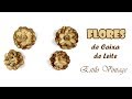 Flores de Caixa de Leite Estilo Vintage - 2 Modelos