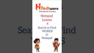 How to find text in notepad | How to find words in notepad | Notepad tutorial #shorts #tech Wealth