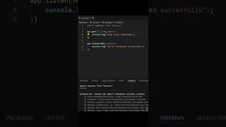 Cannot use import statement nodejs error #shorts #nodejs #mernstack