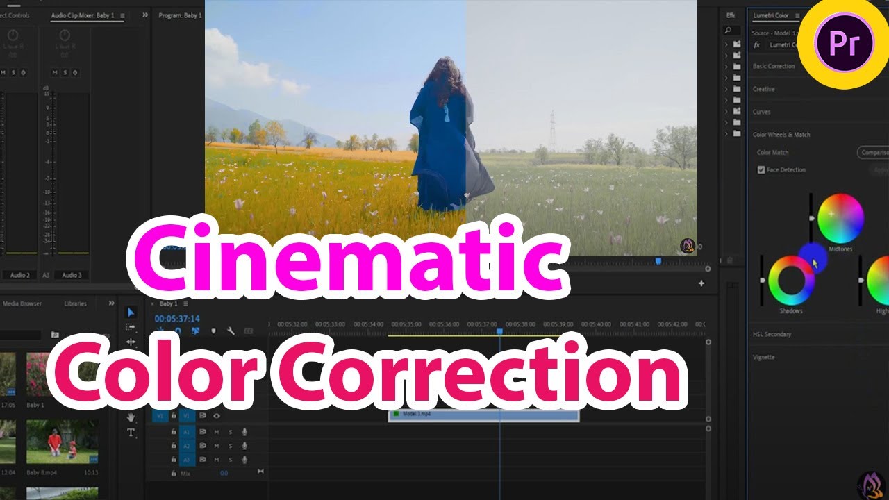 Color Correction in Adobe Premiere pro - YouTube