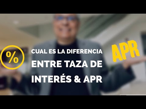 Vídeo: Diferencia Entre APR Y Tasa De Pagaré