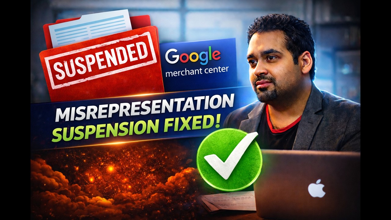 Google Merchant Center Misrepresentation Suspension Fix… — Transcript