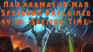 Naxxramas 10man Speedrun (44:56) Breakdown /Analysis