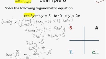 A Maths Chap 13.2 Double Angle Formula - Example 6 and 7