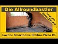 Loxone Smarthome - Rohbau in Pirna #6 - Schlitze fräsen und Dosen eingipsen