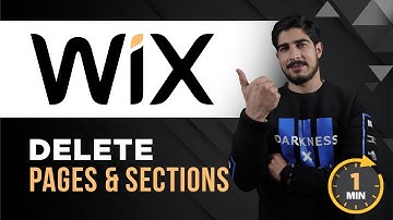 How To Delete A Page On Wix Website 2025 | Wix Delete Page | Wix Remove Section