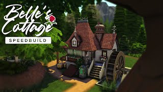 🥀 BEAUTY AND THE BEAST | BELLE'S COTTAGE | SIMS 4 SPEEDBUILD | CC