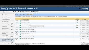 Finding the alternative Path Builders MyReadingLab MyWritingLab